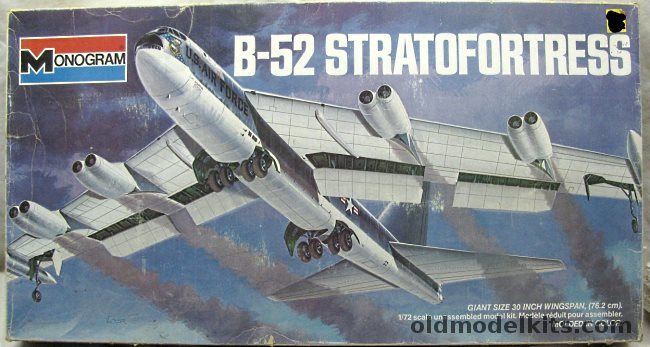 Monogram 1/72 Boeing B-52D Stratrofortress, 8292 plastic model kit